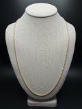 26" 14K Yellow Gold Rope Chain 2.5mm 12.31g