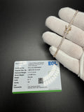 7" 14K Yellow Gold 3.12ctw E-F VS Lab Diamond Tennis EGL Certified – 2.3mm – 5.48g