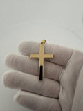 2" 14k Yellow Gold Classic Latin Cross 3.5mm Bail 3.0g