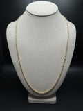 26" 10k Yellow Gold Rope 3mm 17.9g