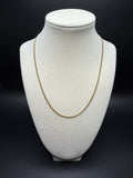 18" 14k Yellow Gold Cuban 2mm 5.24g