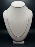 24" 14K Yellow Gold Ice Chain 2.5mm 10.66g