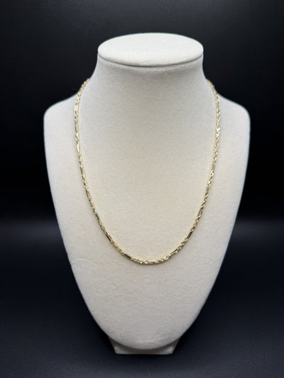 18" 14k Yellow Gold Milano Figarope 2.4mm 9.75g