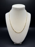 18" 14k Yellow Gold Milano Figarope 2.4mm 9.75g