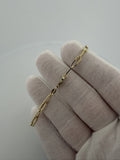 7" 14k Yellow Gold Paperclip 4mm 1.82g