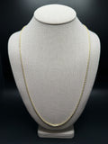 26" 10k Yellow Gold Rope 2.5mm 8.2g