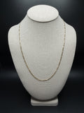 22 inch 2.5mm Figaro chain in 14K yellow gold, 4.7g - Ott Family Jewelry