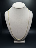 26" 10K Yellow Gold Rope Chain 2.5mm 11.0g