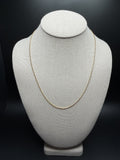 20" 14k Yellow Gold Franco 1mm 3.6g