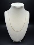 17-18" 14K Yellow Gold Herme$ Link 1mm 2.1g