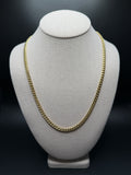 22" 14k Yellow Gold Cuban 5.5mm 18.8g