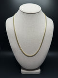 22" 4mm solid 10K yellow gold Cuban link chain, 24.2g – Ott Family Jewelry (1)