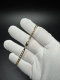8" 14K Yellow Gold Curb 4mm 2.65g