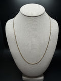 22" 14K Yellow Gold Curb 2.5mm 6.0g