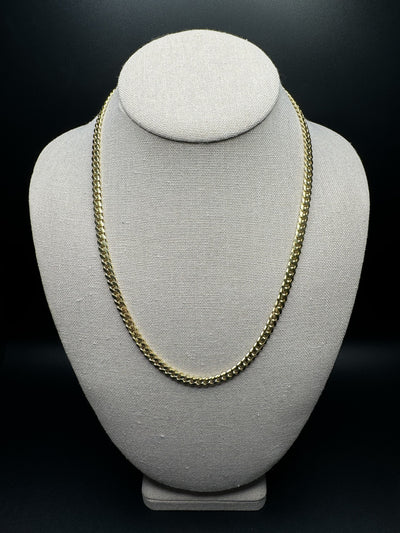 18" 10k Yellow Gold Cuban 5mm 31.53g