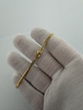 7.5" 14k Yellow Gold Cuban 3mm 5.84g