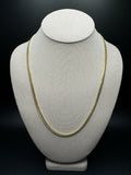 22" 14k Yellow Gold Cuban 4mm 27.0g