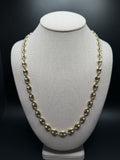 24" 14K Yellow Gold Puffed Mariner 8mm 20.9g