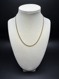 16" 14k Yellow Gold Cuban 2.5mm 8.92g