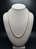 22" 14K Yellow Gold Franco Chain 4mm 39.62g