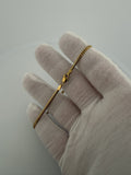 8" 14K Yellow Gold Cuban 2.5mm 4.5g