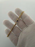 8.5" 14k Yellow Gold Rounded Box 3.5mm 6.3g