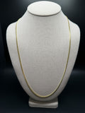 26" 14k Yellow Gold Cuban 2.5mm 13.14g