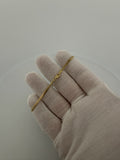 7.5" 2.5mm solid 14K yellow gold Cuban link bracelet, 3.6g – Ott Family Jewelry (1)