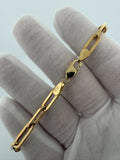 8" 14K Yellow Gold Paperclip 5.5mm 6.55g