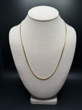 22" 3mm solid 14K yellow gold Cuban link chain, 14.7g – Ott Family Jewelry (1)