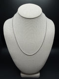 20" 14K White Gold Franco 1.8mm 7.5g