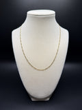 18" 14k Yellow Gold Figaro 2mm 3.24g
