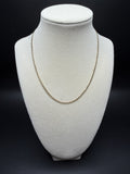 16" 14K Yellow Gold Curb 2.5mm 4.7g