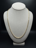 24" 14k Yellow Gold Rope 4mm 31.05g