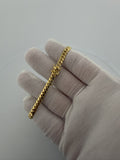 7.5" 14k Yellow Gold Cuban 5mm 15.7g (#1)