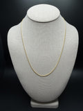 20" 14k Yellow Gold Franco 1mm 4.4g