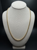 24" 14k Yellow Gold Franco 3.5mm 48.0g