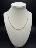 16" 14K Two-Tone Dia Cut Moon Bead 2mm 4.6g