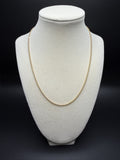 18" 14K Yellow Gold Bismark 2mm 3.8g