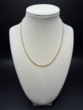 16" 14K Yellow Gold Rounded Box 2mm 3.04g