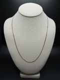 22" 14k Yellow Gold Curb 2.5mm 6.0g