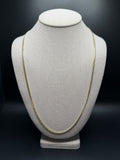 26" 10k Yellow Gold Cuban 3mm 15.6g