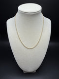 16" 1.5mm 14K yellow gold rope chain, 1.23g – Ott Family Jewelry (1)
