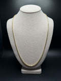 26" 14K Yellow Gold Franco 3mm 35.45g