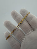 8" 14k Yellow Gold Figaro 3.5mm 3.5g