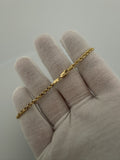 8" 3mm 14K yellow gold rope bracelet, 6.3g – Ott Family Jewelry (1)
