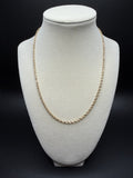 18" 14K Yellow Gold Rope 2.6mm 3.4g