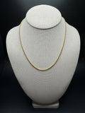 18" 14k Yellow Gold Rounded Box 2.5mm 6.6g
