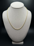 20" 14K Yellow Gold Rolo Link 3mm 5.3g