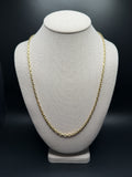 24" 3mm 14K yellow gold fancy anchor chain, 24.1g (pre-owned) – Ott Family Jewelry (1)